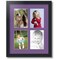 ArtToFrames Collage Photo Picture Frame with 4 - 5x7 inch Openings, Framed in Black with Over 62 Mat Color Options and Regular Glass (CSM-3926-3)